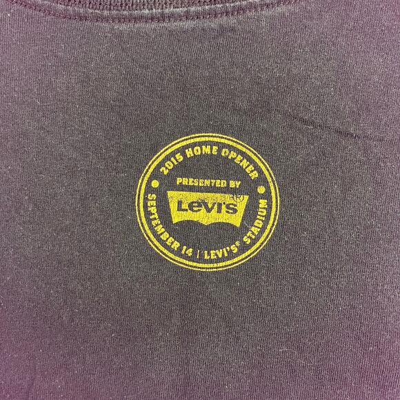 San Francisco 49er's x Levi's Shirt Men's XL Mash American Flag 2015 Home Opener - Picture 5 of 6